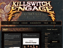 Tablet Screenshot of killswitchengage.com